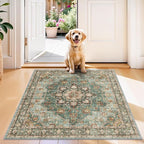 TOPRUUG Green Washable Entry Rug by TOPRUUG