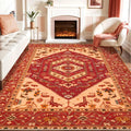 SERISSA Washable Rugs 8x10 Area Rugs, Large Non-Slip Boho Living Room Rug by SERISSAHomeDecorCollection