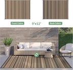 GENIMO Outdoor Rug for Patio Clearance, Lightweight Waterproof RV Camping Mat - Image 4
