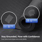 Extra Large Yoga Mat – 72"x48" or 78"x57", 1/4"–1/2" Thick Mat - Image 5