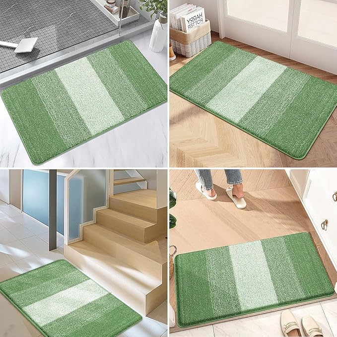 Kitinjoy Indoor Outdoor Door Mat, 40x32 Non-Slip Absorbent Dirt Trapper - Image 6