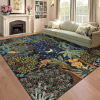 GarveeHome 6x9 Area Rug Jungle Green Washable Rugs by GarveeHome