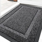 OLANLY Front Door Mat Indoor Outdoor Entrance, Waterproof All-Season, by OLANLY