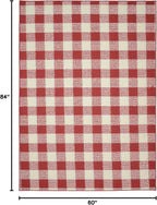 Garland Rug Country Living – Checkered Buffalo Plaid Design, Non-Slip Rubberback - Image 3