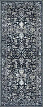 KILOCOCO Hallway Runner 2x5 Rug Runner Printed Vintage Floral Washable Kitchen - Image 9