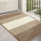 Kitinjoy Indoor Outdoor Door Mat, 36x24 Non-Slip Absorbent Dirt Trapper by Kitinjoy