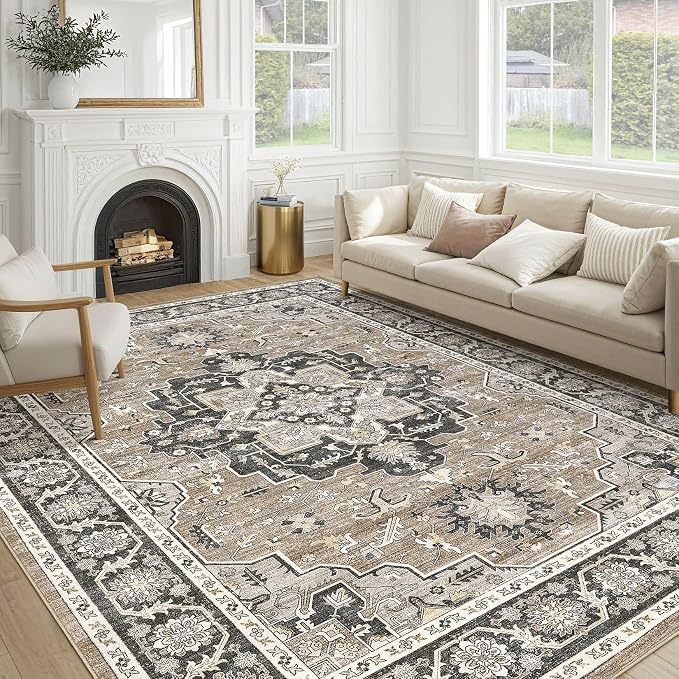 Vintage Living Room Area Rug 9x12 by COTILED