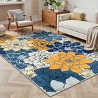 GENIMO Indoor Outdoor Area Rug 6'x9', Machine Washable Rugs - Image 3