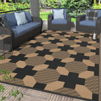 GENIMO Outdoor Rug for Patio Clearance, Lightweight Waterproof RV Camping Mat by GENIMO