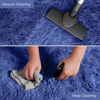 YJ.GWL Fluffy Runner Rugs for Bedroom Living Room Soft Shag Rug 2x6 Feet - Image 5