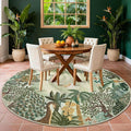 GarveeHome Round Area Rugs 6ft for Bedroom by GarveeHome