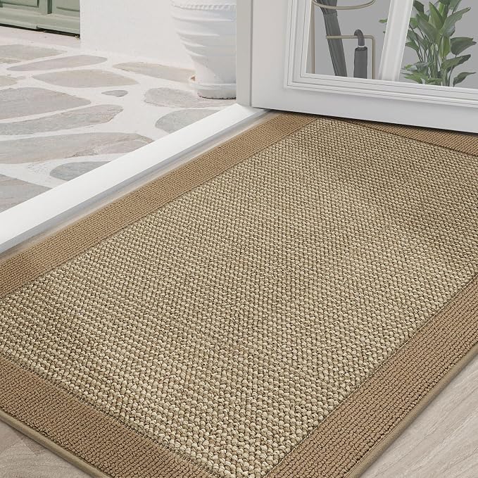 BEQHAUSE Indoor Door Mat 36" x 60", Dirt Trapper Door Mats Non-Slip Entryway by BEQHAUSE