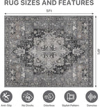 48"x60" Office Chair Mat for Hardwood Tile Floor, Under Desk Carpet Protector - Image 9