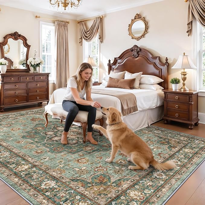 TOPRUUG Washable Oriental Area Rug - Image 4