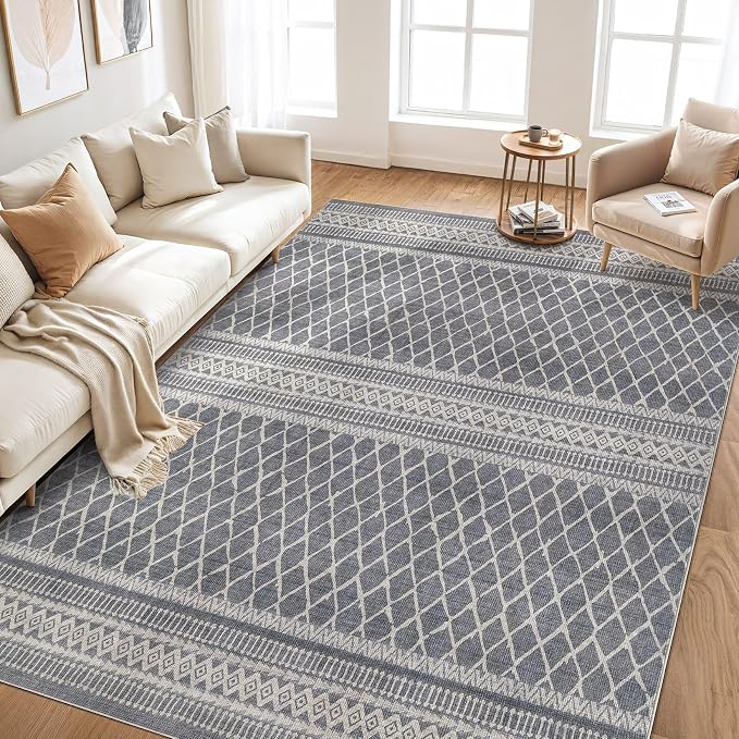 cotiled 10x14 Area Rugs Living Room Rug: Washable Boho Rugs - Image 6