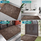 Bulijojo Front Door Mat Entrance, Durable Heavy Duty Welcome Mat, Thick - Image 6