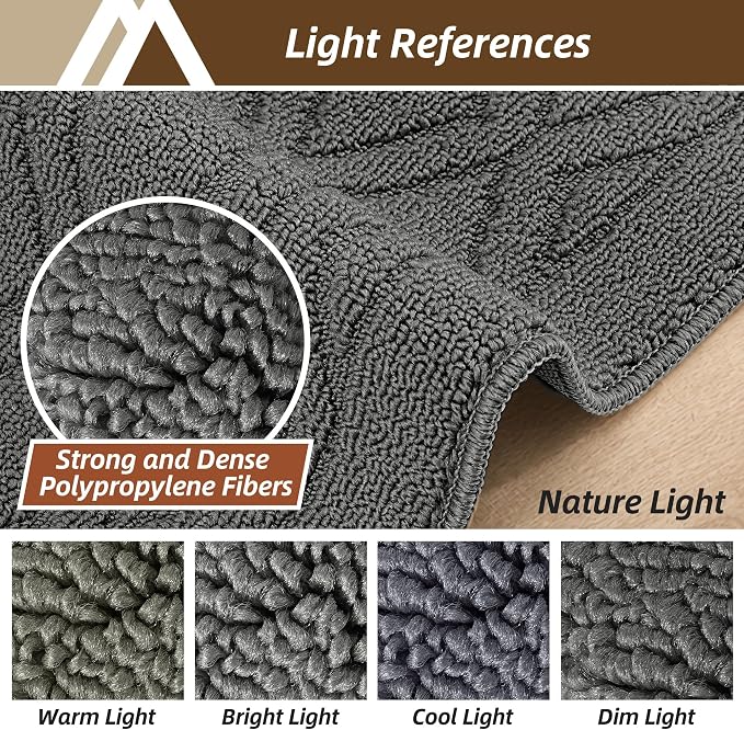 COSY HOMEER Kitchen Rugs 24"x35" Non-Slip Washable Kitchen Mats - Image 9