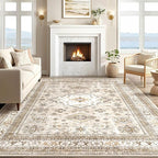 Vintage Living Room Area Rug 5x8 - Image 5