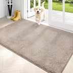 PURRUGS Dirt Trapping Door Mat 34" x 59", Non-Slip Machine Washable Entryway Rug by PURRUGS