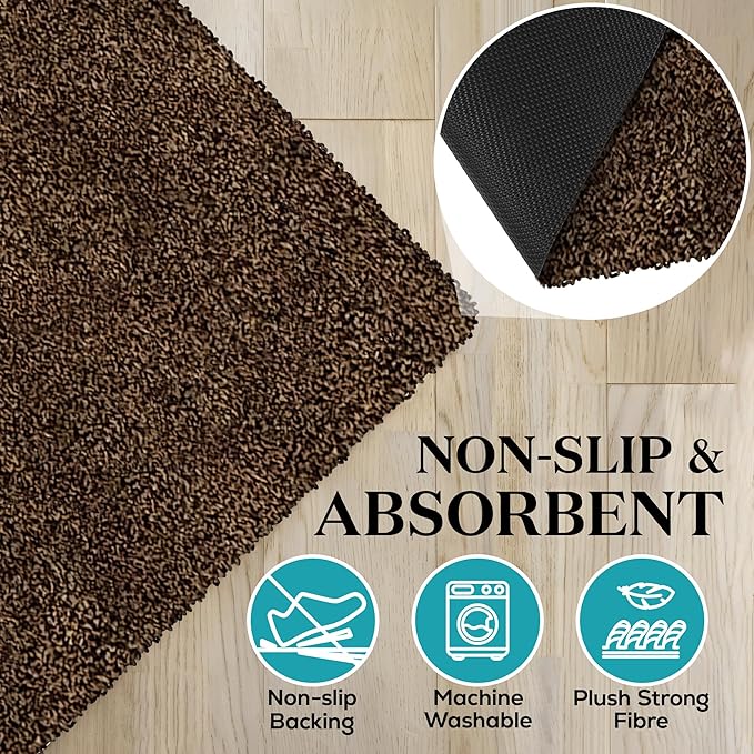 Premium Polyester Indoor Door Mat – 32"x48" Washable Entry Mat, Waterproof - Image 4
