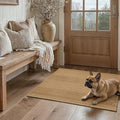 MatEssenz 2x3 Textured Washable Entry Rug, Natural Woven Low-Profile Door Mat by MatEssenz