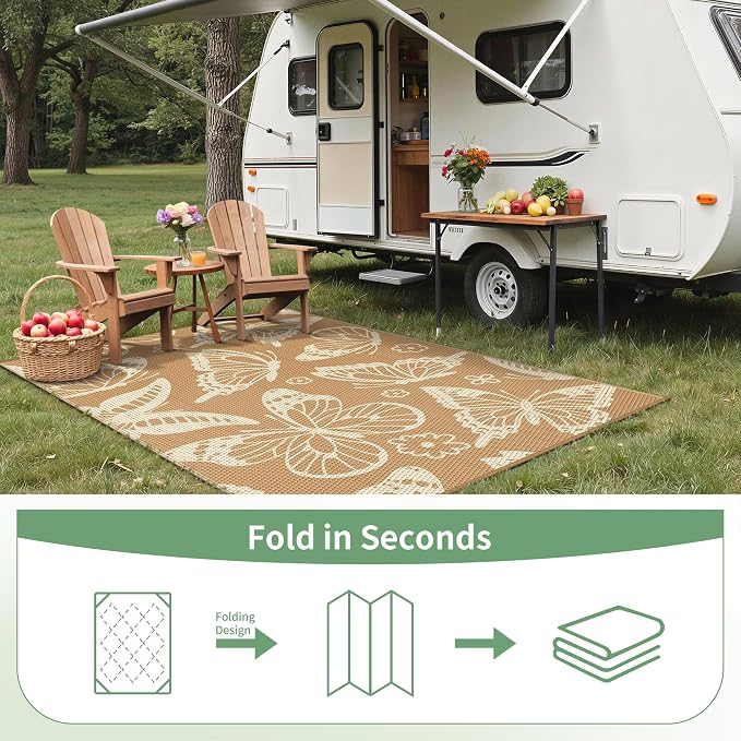 GENIMO Outdoor Rug 6' x 9' Waterproof - Image 7
