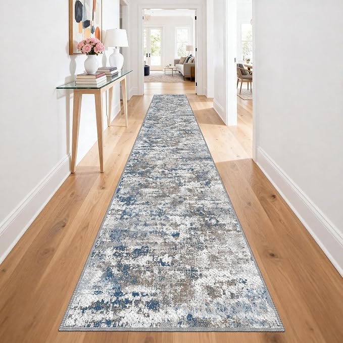 Washable Carpet Runners for Hallway 18ft-Non Slip Floor Runners for Dogs by TTelephant