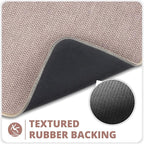 Bath Mat, Ultra Thin Bathroom Runner Rugs, Large Bath Mats - Image 5