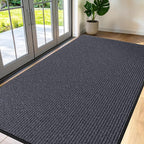 Commercial Door Mat 3'x6' Grey, Heavy Duty Industrial Floor Mat by Unknown
