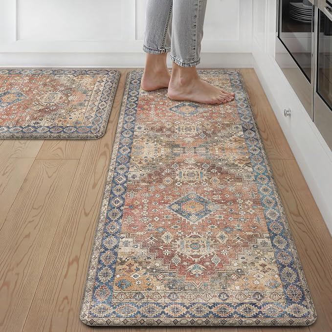 GENIMO Kitchen Mats for Floor, Waterproof Anti Fatigue Mat, Comfort Standing by GENIMO