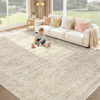 Washable Rug 8x10 Area Rugs: Modern Geometric Rugs by XLUEZ