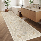 Madane Hallway Runner Rug 2'6''x10' Kitchen Runner, Non Slip Vintage Runners - Image 4