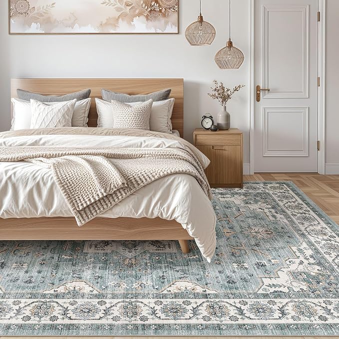 Vintage Living Room Area Rug 5x7 - Image 6