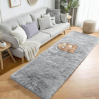 PAGISOFE Grey Runner Rugs for Hallway 2x6 Ft, Super Soft Fluffy Rug Home Decor - Image 2