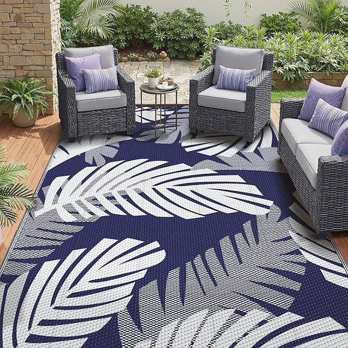 GENIMO Waterproof Outdoor Rug 5' x 8' by GENIMO