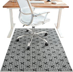 48"x60" Office Chair Mat for Hardwood Tile Floor, Under Desk Carpet Protector by BESBLEE