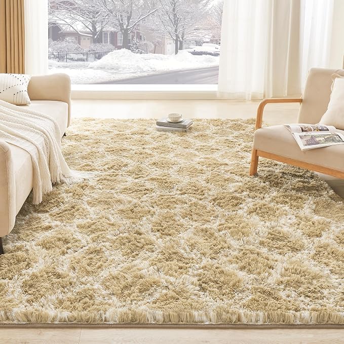 Litanika 5x8 Geometric Shag Area Rug - Image 2