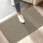 BEQHAUSE Dirt Trapper Door Mat 17"x30", Non-Slip Doormats Washable Entryway Rugs by BEQHAUSE