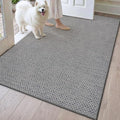 DEXI Ultra Thin Door Mat Indoor Entrance 35x56, Non Slip Rubber Backed Entryway by DEXI