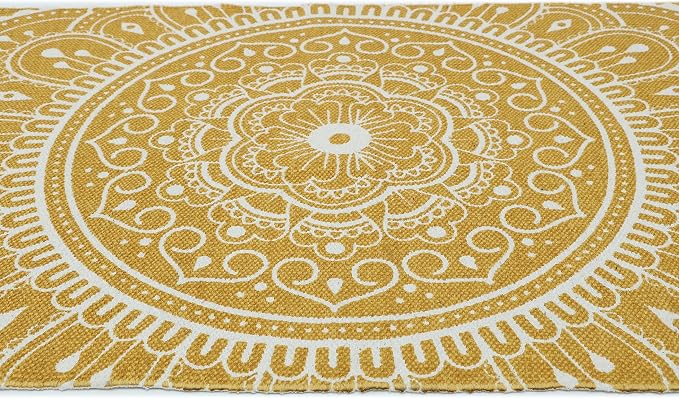 Hand Woven 100% Cotton Yoga Mat- Thick Handloom Made in India- - Image 7