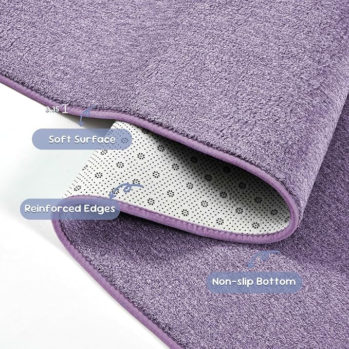 Pettop 6x9 Light Purple Area Rugs - Image 7
