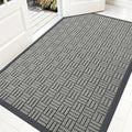 OLANLY Front Door Mat Outside Entrance 59x34, Heavy Duty Sturdy Natural Rubber by OLANLY