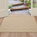BEQHAUSE Dirt Trapper Door Mat 24" x 36", Doormat Non-Slip Entryway Rugs by BEQHAUSE