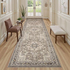Vintage Hallway Runner Rug 3x12: Large Soft Washable Entryway - Image 5