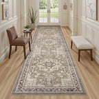 Vintage Hallway Runner Rug 3x10: Large Soft Washable Entryway - Image 5