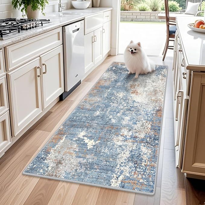 3x6ft Non-Slip Washable Kitchen Rug by BYYVOORugsforYourHome