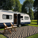 GENIMO Outdoor Rug for Patio Clearance, Reversible Plastic Straw Rugs for RV - Image 4