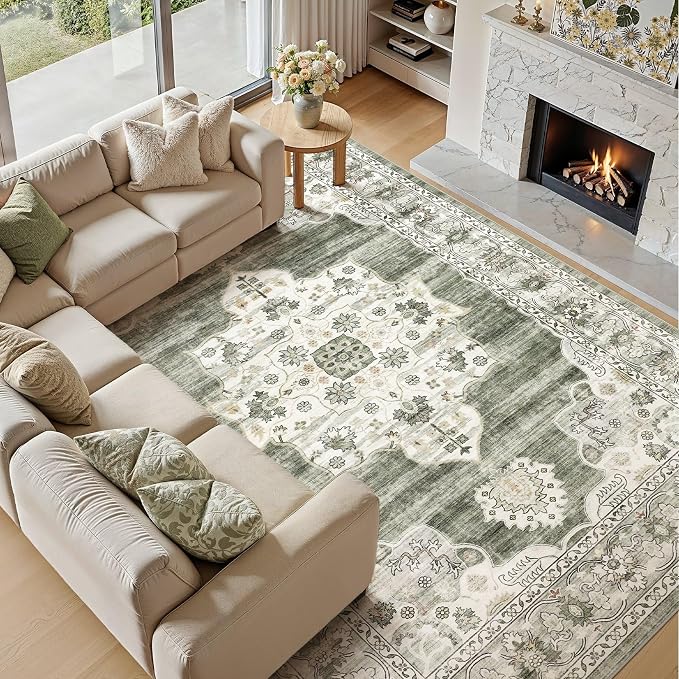 5x7 Washable Area Rug - Image 6