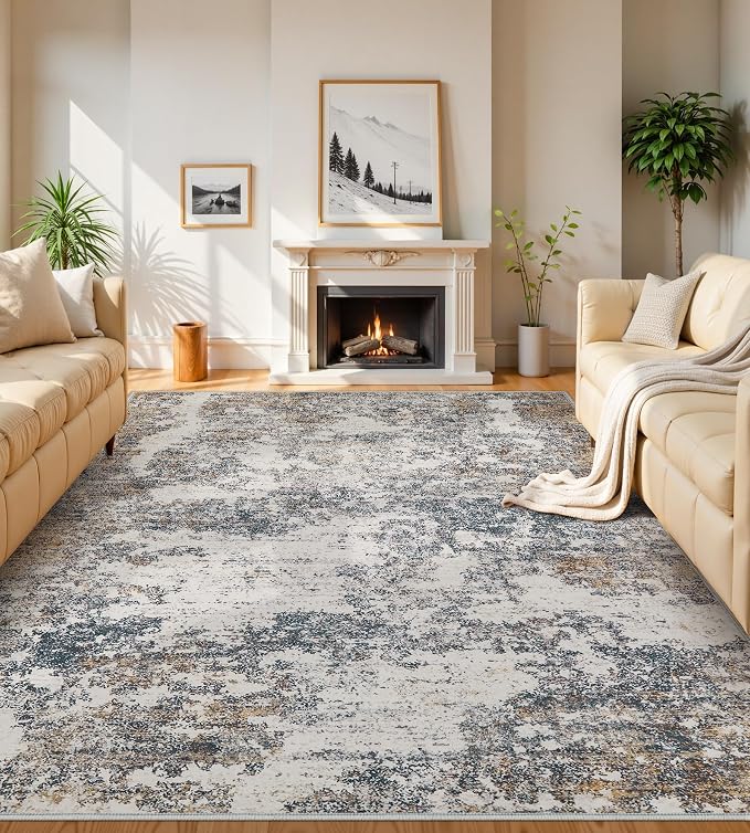 10x14 Washable Area Rugs by KiginaraArt