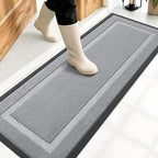 OLANLY Front Door Mat Indoor Outdoor Entrance, Waterproof All-Season, by OLANLY